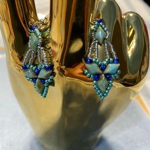 Handmade earrings -quality Czech seed beads